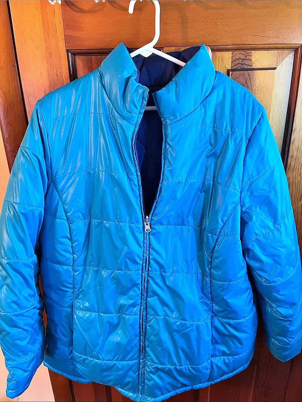 Blue Puffer Jacket Like New